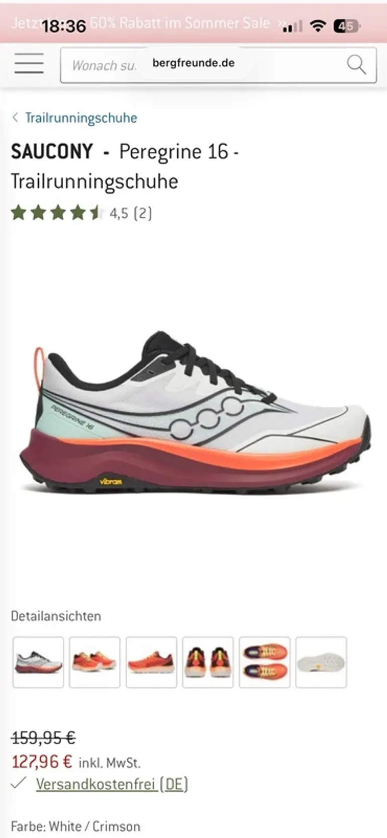 Used Saucony Peregrine 16 bike — image 6 of 6