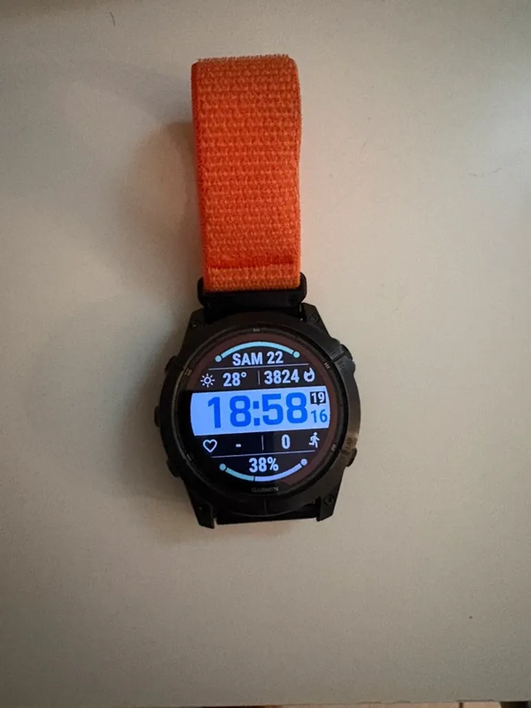 Used Garmin Fēnix 7X Pro Sapphire Solar bike — image 1 of 5