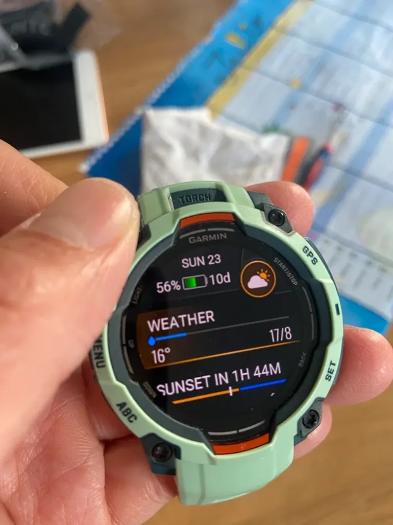 Used Garmin Instinct 3 Amoled 45mm bike — image 4 of 6