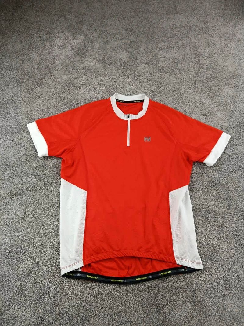 Nishiki maillot velo homme taille l -34 7487 cyclisme route respirant Orange Cycling Clothing d'occasion