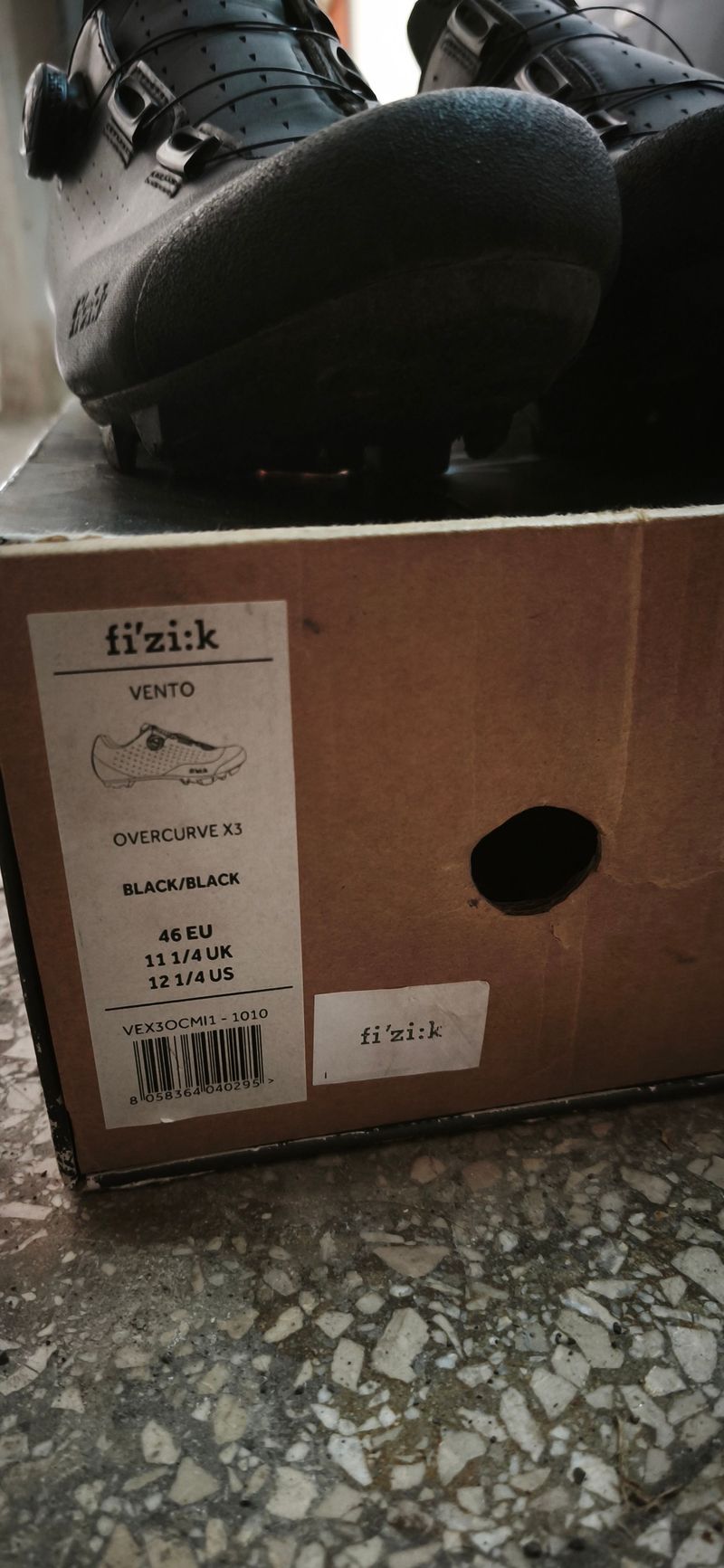 Used Fizik Vento Overcurve X3 Cycling Shoes