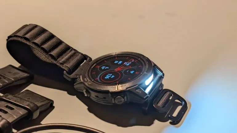 Used Garmin Epix Pro (Gen2) Sapphire Titanium bike — image 4 of 7