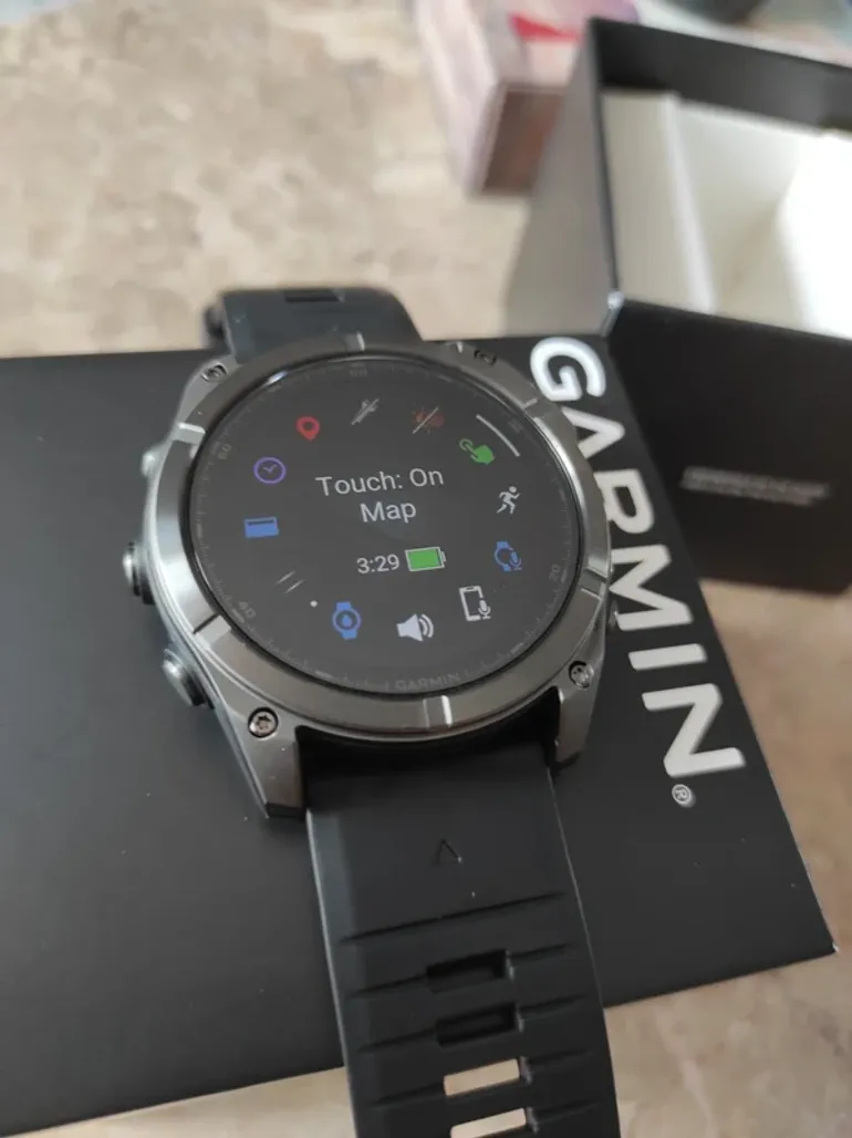 Garmin Fenix 8 51mm Amoled Sapphire bike d'occasion — image 6 sur 8
