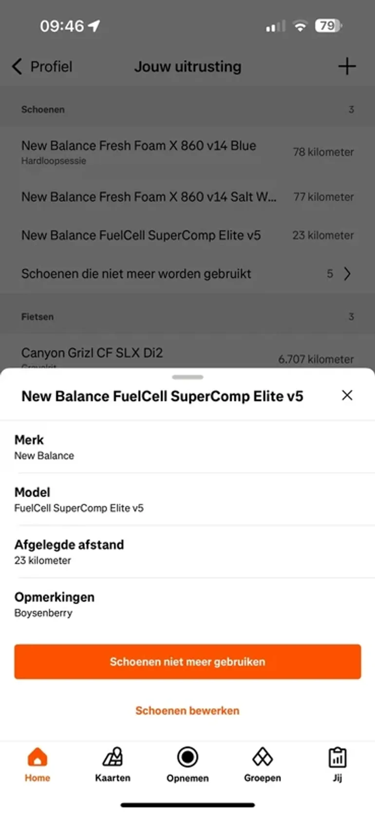 Käytetty New Balance FuelCell SuperComp Elite v5 bike — kuva 10 / 10