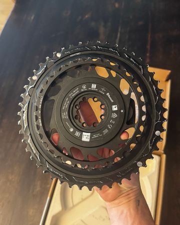 Brugt Sram RED E1 Power Meter Chainrings 2025 bike — billede 3 af 5