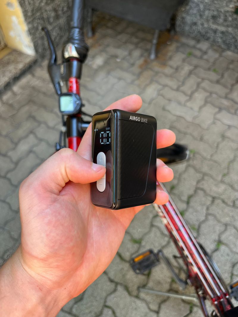 Used AirgoBike Pompa Elettrica 120PSI Ricaricabile USB-C – Mini Compressore per Mountain Bike 2026 Cycling Accessories