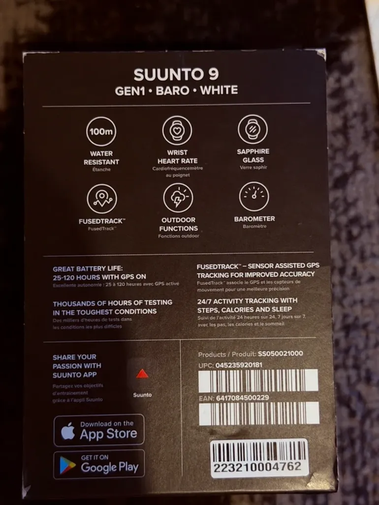 Brugt Suunto Baro 9 bike — billede 5 af 5