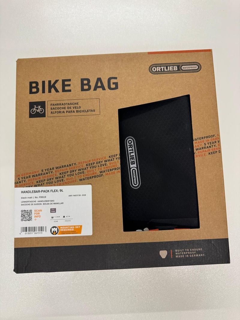 Použité Ortlieb Handlebar-Pack Flex 9L Cycling Accessories