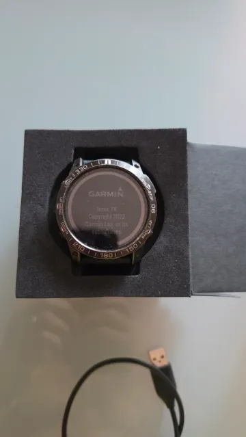 Used Garmin Fenix 7X Sapphire Solar bike — image 3 of 4