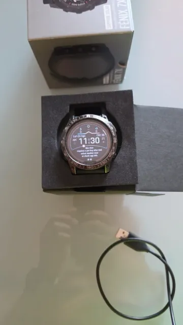 Used Garmin Fenix 7X Sapphire Solar bike — image 4 of 4