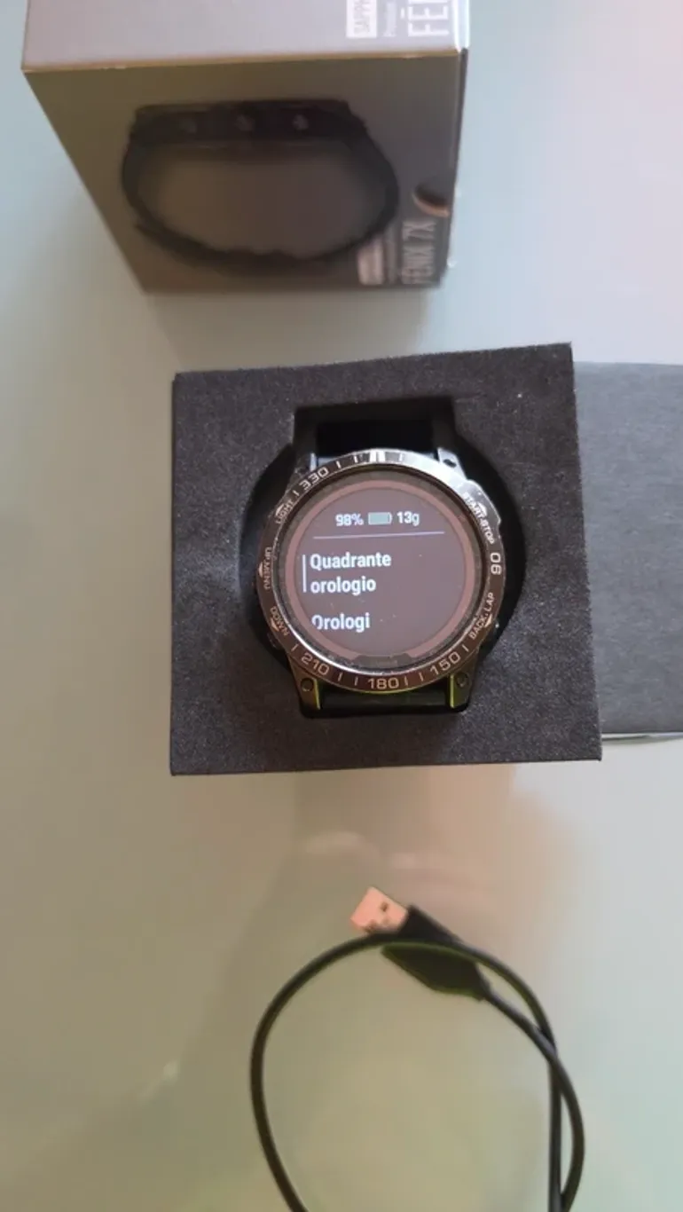 Used Garmin Fenix 7X Sapphire Solar bike — image 2 of 4