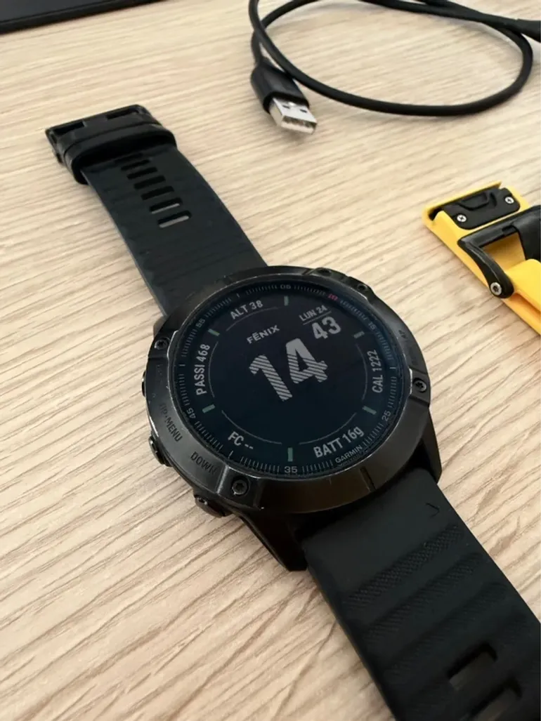 Used Garmin Fenix 6X PRO bike — image 3 of 4