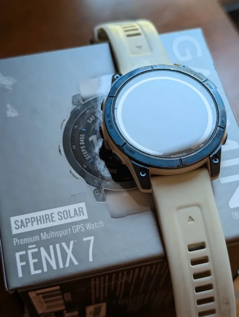 Used Garmin Fenix 7 Sapphire Solar 2022 bike — image 6 of 7