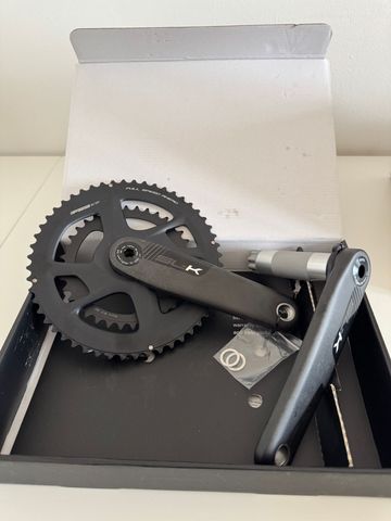 Tweedehands Fsa SLK TEAM 12s crankset 175 52/36 modular carbon 2024 Drivetrain & Pedals