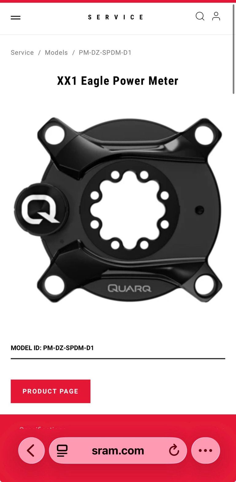 Brugt Quarq Xx1 Axs Boost 2025 bike — billede 8 af 9