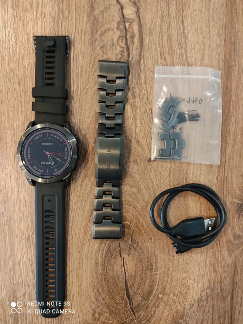 Used Garmin Fenix 7X Sapphire Solar Electronics