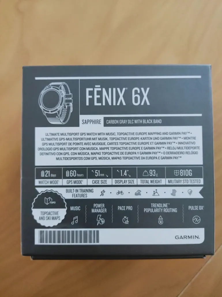 Used Garmin Fenix 6X bike — image 2 of 4