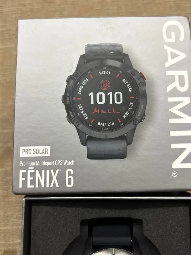 Used Garmin Fenix 6 Pro Solar Electronics