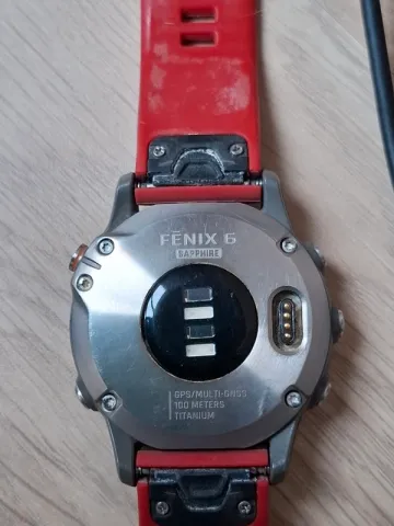 Used Garmin fenix 6 sapphire bike — image 6 of 7