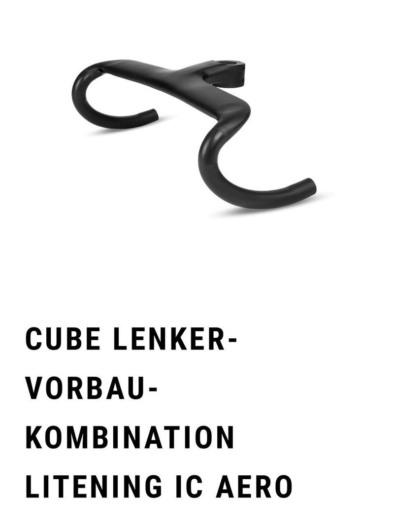 Used Cube ICR Aero Handlebar-Stem Combo 2026 Cockpit