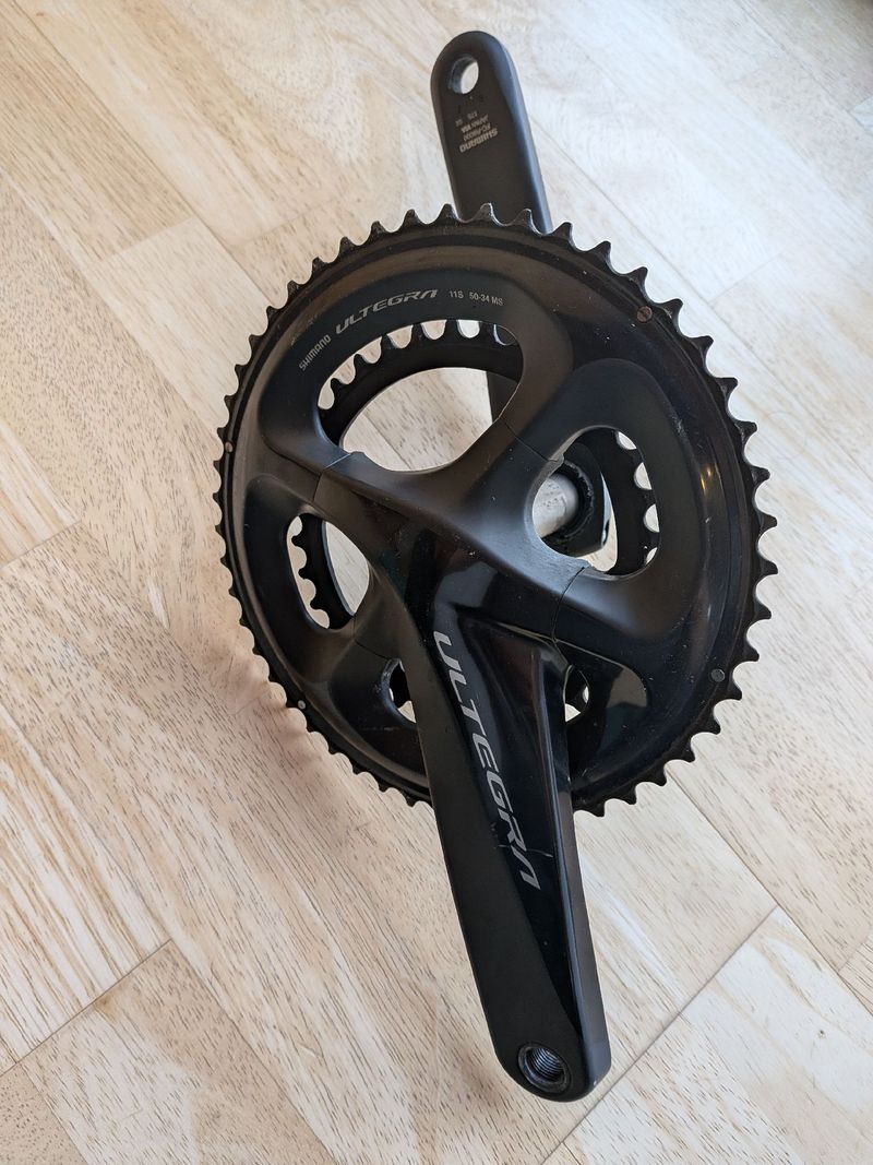 Shimano Ultegra FC-R8000 175mm Drivetrain & Pedals d'occasion