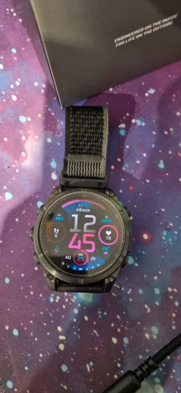 Garmin fenix 8 amoled sapphire 47mm bike d'occasion — image 4 sur 4