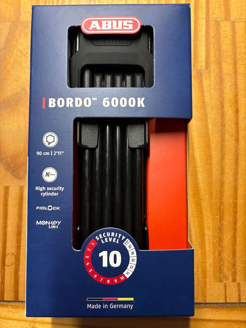 Gebrauchtes ABUS Bordo 6000K/90 +SHFL 2026 Cycling Accessories