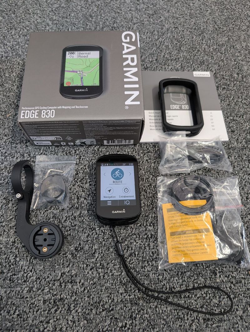 Used Garmin Edge 830 Cycling Accessories