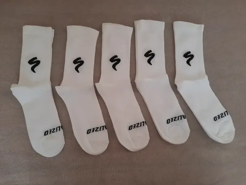 Gebrauchtes Specialized Speciylized cycling socks 5 pairs Cycling Clothing