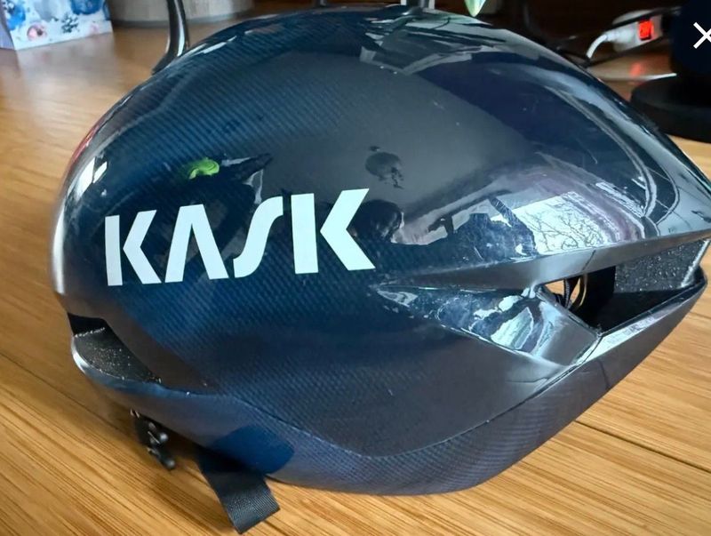 Tweedehands Kask helmet Nirvana M blueberry fade 2025 Cycling Accessories