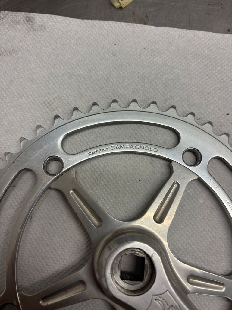 Käytetty Campagnolo Record Pista Crankset 1973 bike — kuva 2 / 3