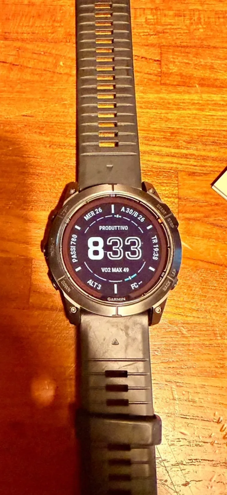 Garmin Fenix 7X Pro Solar bike d'occasion — image 2 sur 8