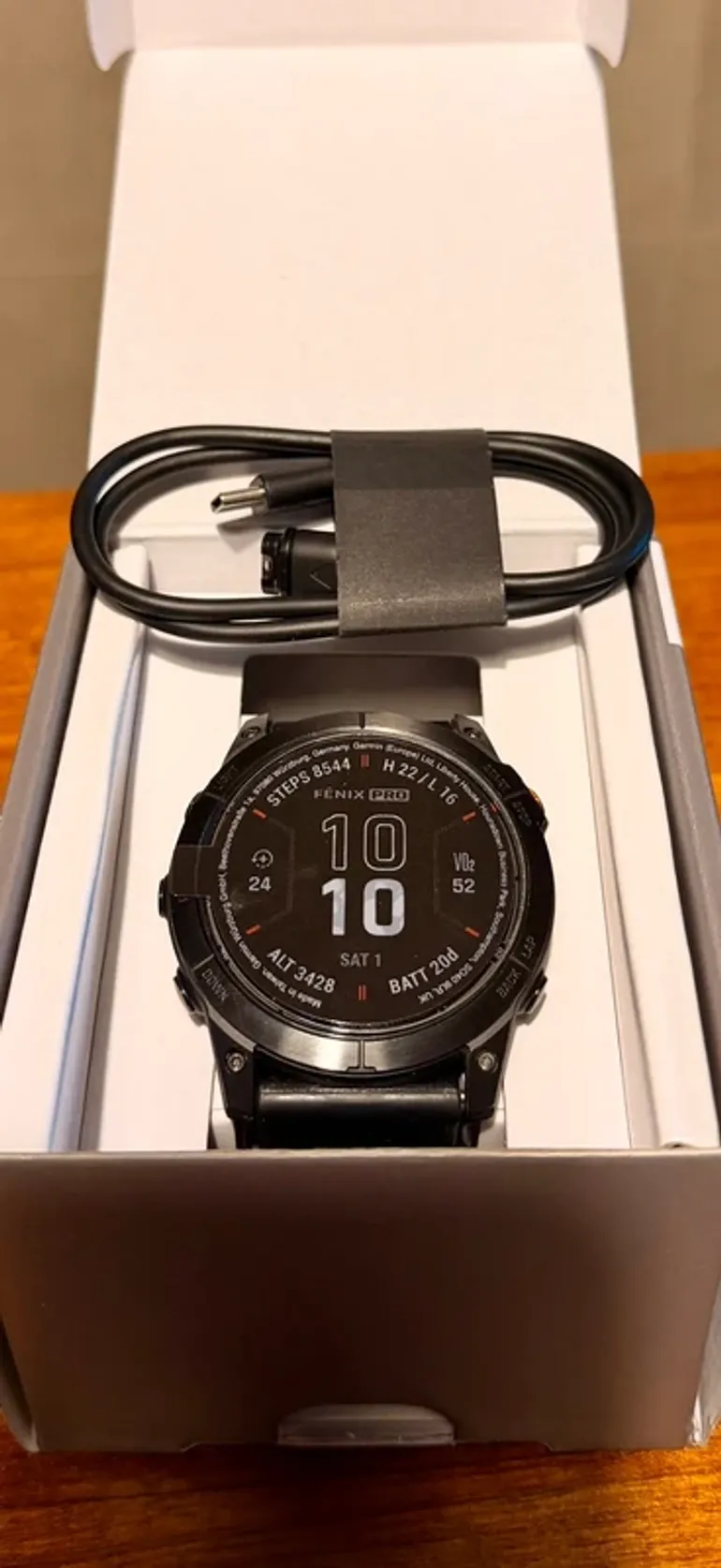 Garmin Fenix 7X Pro Solar bike d'occasion — image 4 sur 8