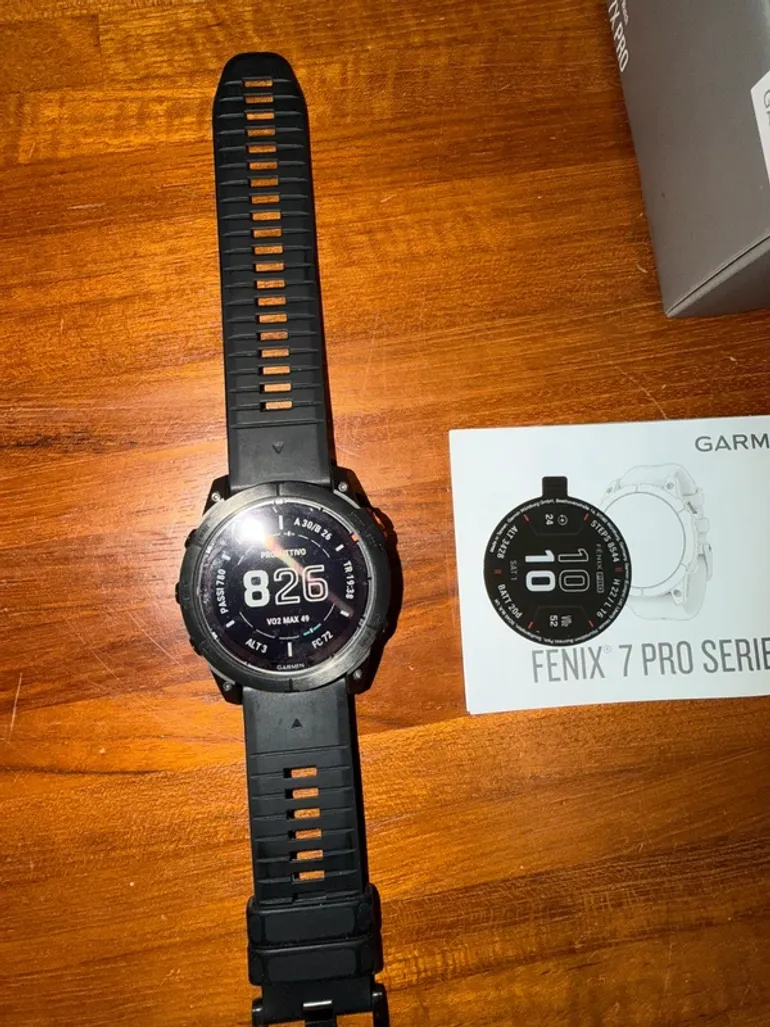 Garmin Fenix 7X Pro Solar bike d'occasion — image 6 sur 8