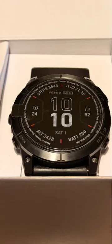 Garmin Fenix 7X Pro Solar bike d'occasion — image 5 sur 8