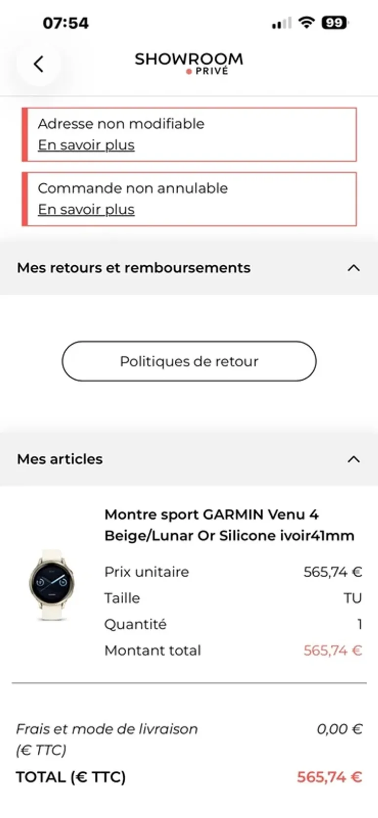 Used Garmin Venu 4 bike — image 2 of 2