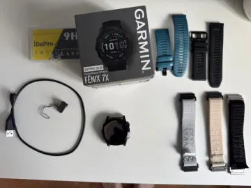 Garmin Fenix 7x Sapphire Solar bike d'occasion — image 1 sur 8