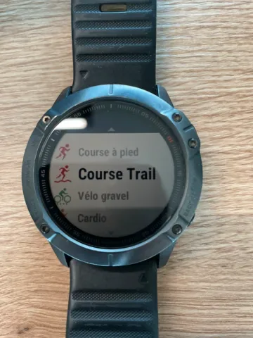 Garmin Fénix 6x pro sapphire bike d'occasion — image 4 sur 5