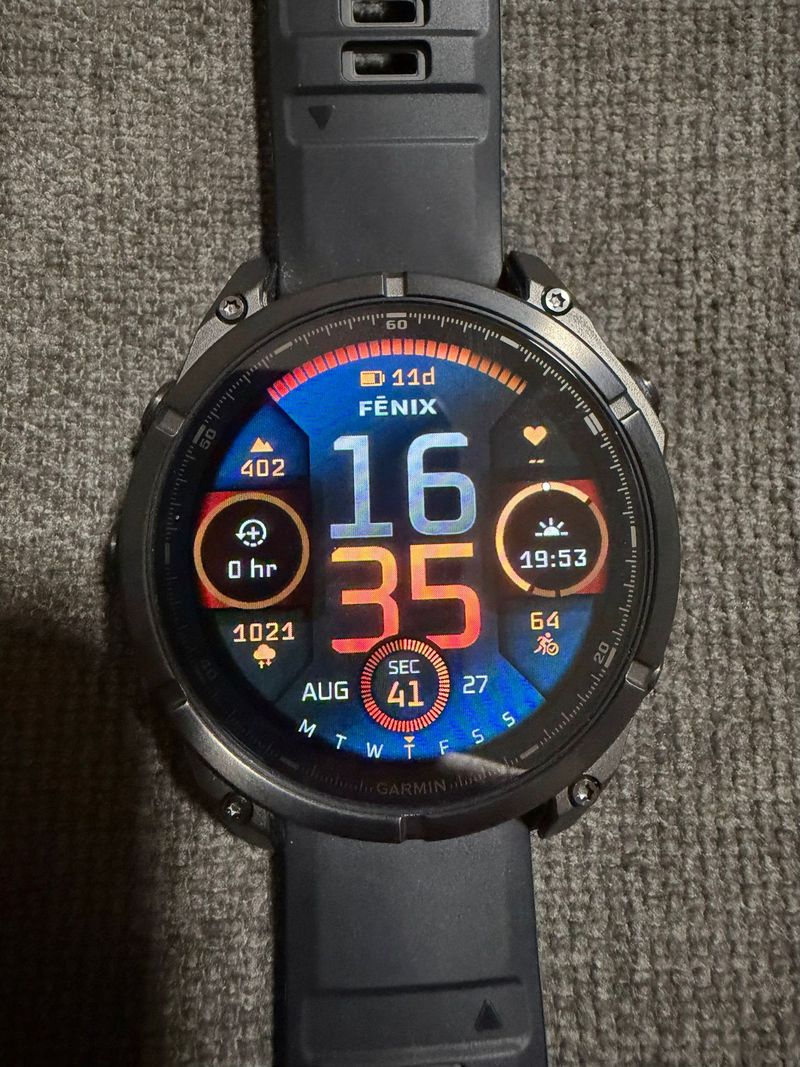 Used Garmin Fēnix 8 AMOLED Sapphire Titanium 2026 Electronics