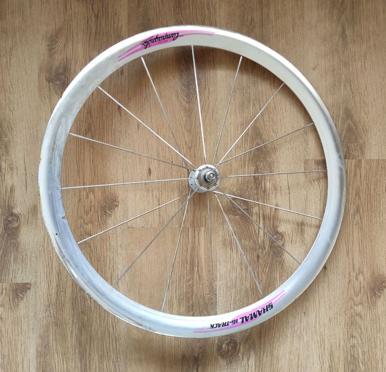 Used Campagnolo Shamal 16 Track pista track fixed gear rear wheel
