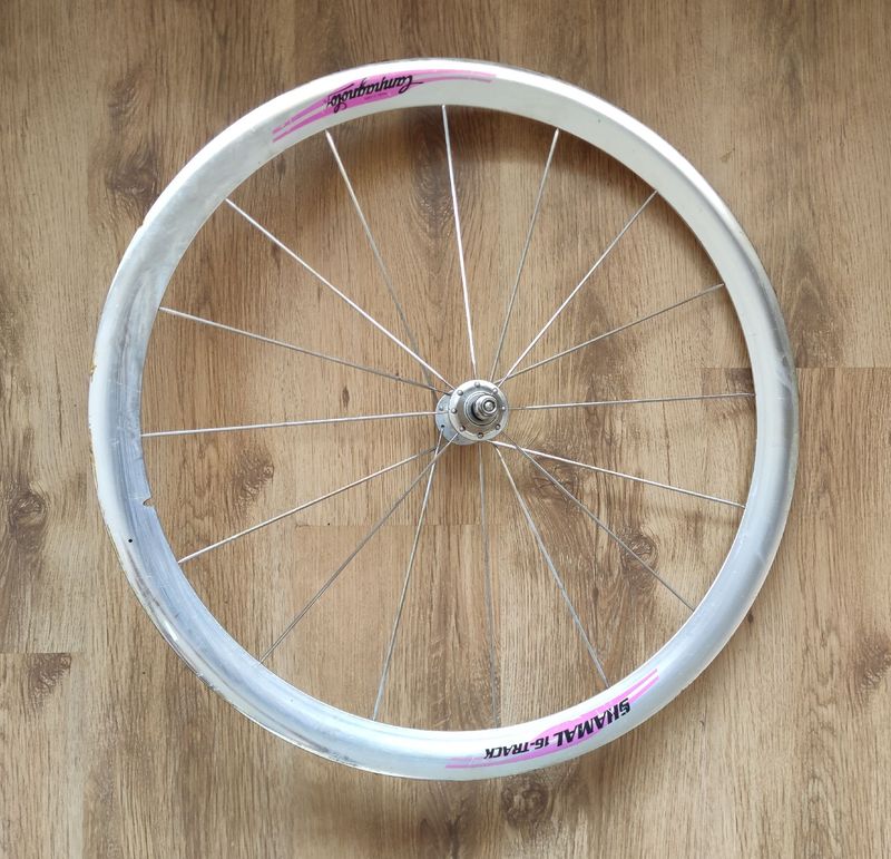Tweedehands Campagnolo Shamal 16 Track pista track fixed gear rear wheel Wheels