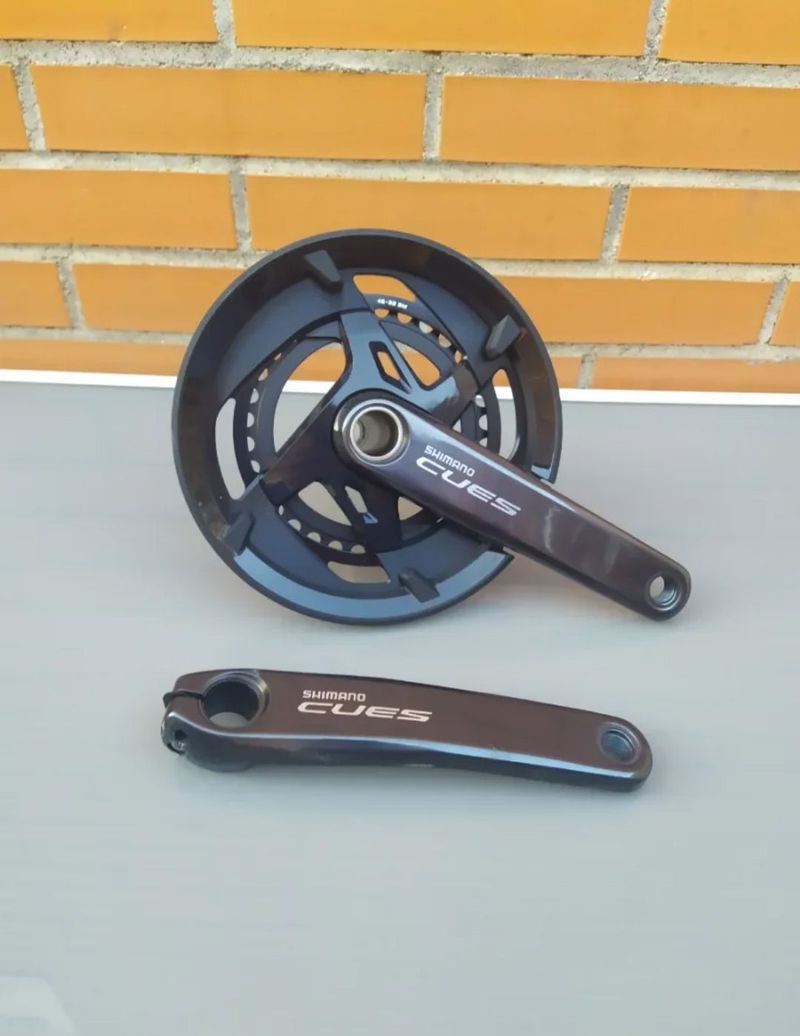 Used Shimano 2x11v CUES U8000 46/32T 2025 Drivetrain & Pedals