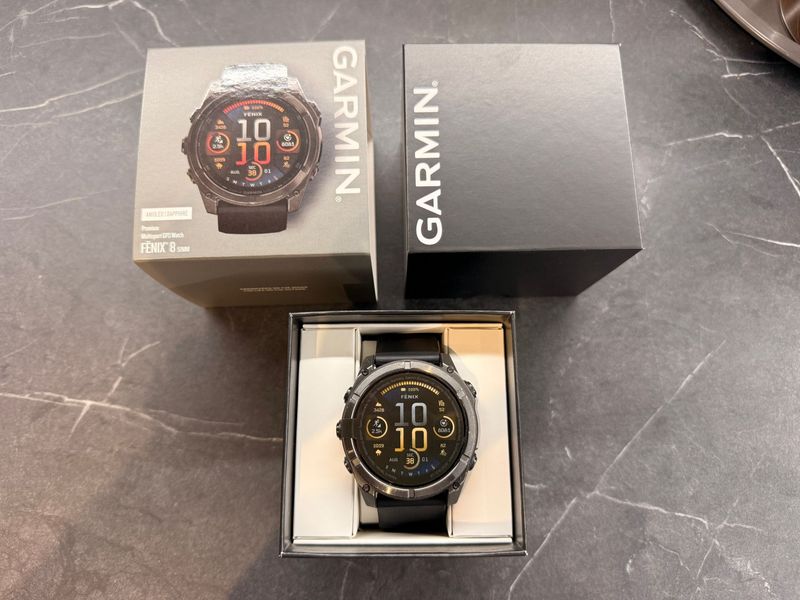 Used Garmin Fenix 8 AMOLED Sapphire Titanium 2025 Electronics