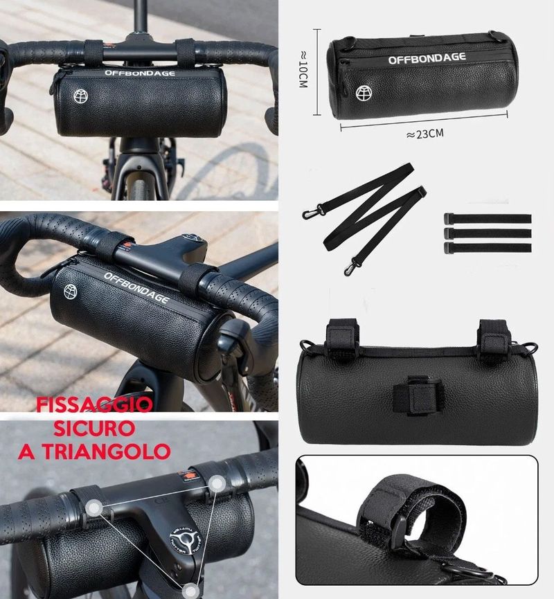 offbondage Borsa bici da manubrio impermeabile multifunzionale 2026 Cycling Accessories d'occasion