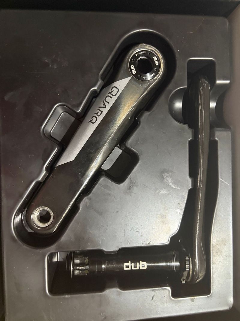 Tweedehands Quarq Crankset 2023 Drivetrain & Pedals