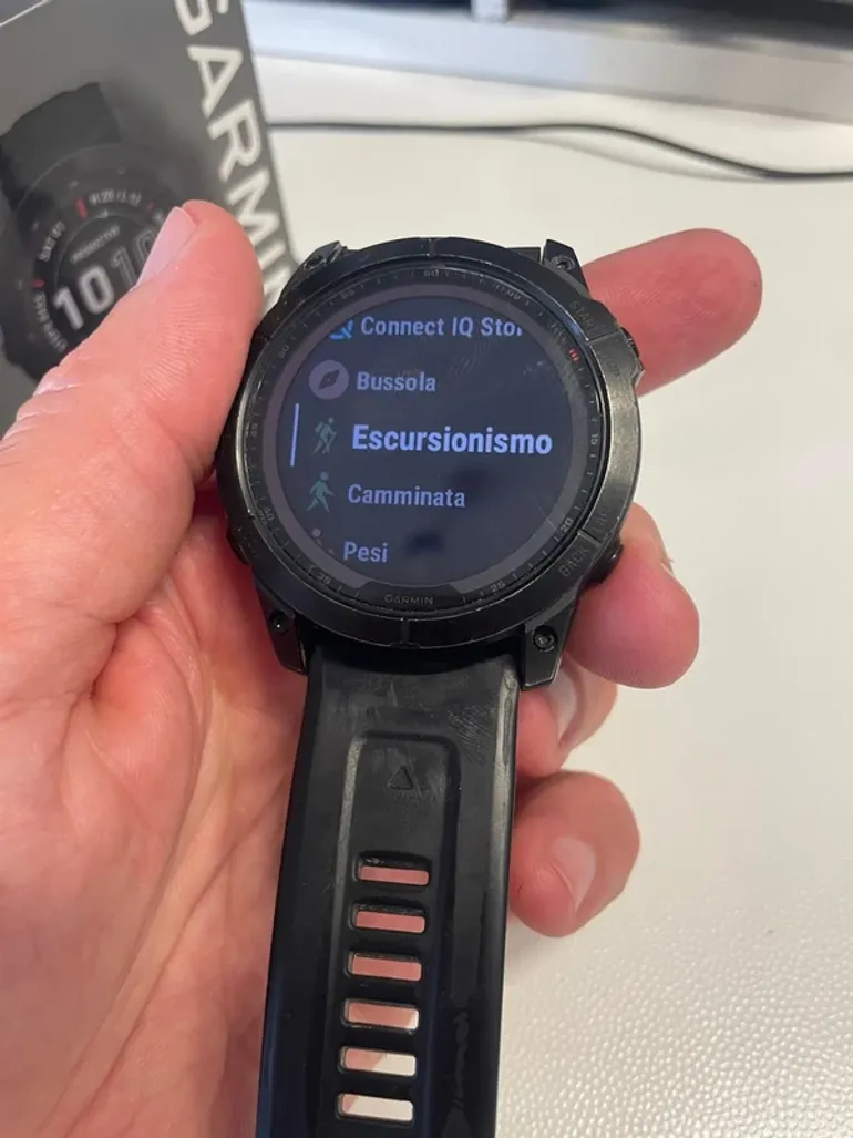 Used Garmin Fenix 7x Solar Sapphire bike — image 3 of 4