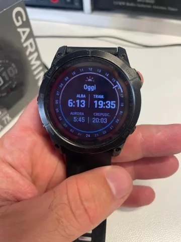 Used Garmin Fenix 7x Solar Sapphire bike — image 2 of 4