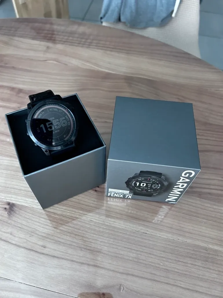 Used Garmin Fenix 7X Sapphire Solar bike — image 4 of 8