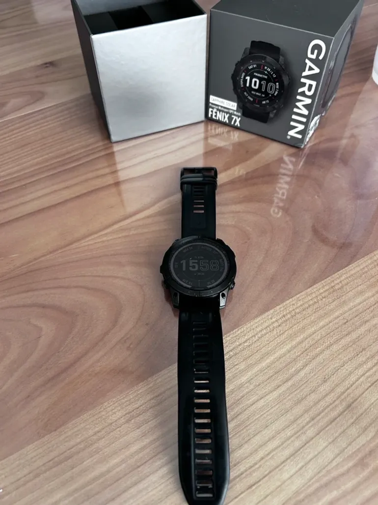Used Garmin Fenix 7X Sapphire Solar bike — image 8 of 8