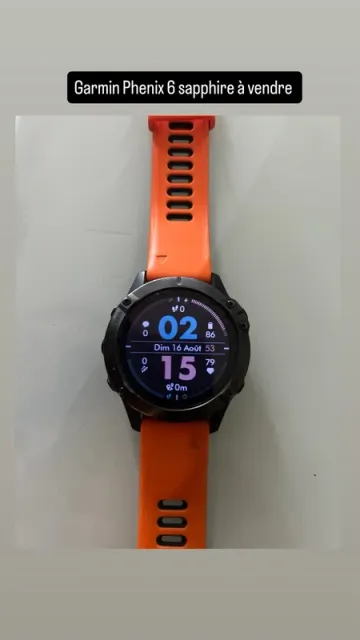 Used Garmin Fenix 6 Sapphire bike — image 1 of 3
